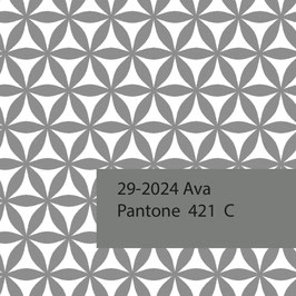 Blockprint Fabric Ava Grey
