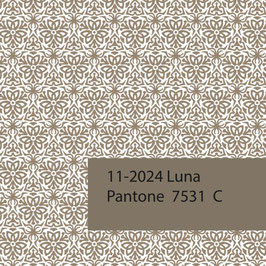 Blockprint Fabric Luna Dark Beige