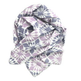 Blockprint Scarf Ada Lila Violet
