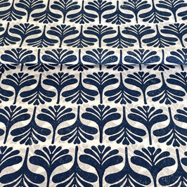 Blockprint Fabric Jinko Blue
