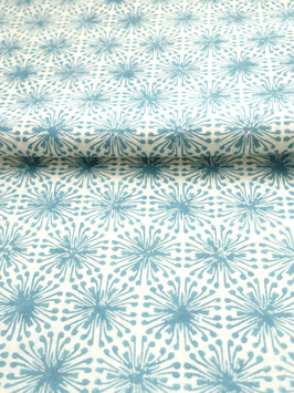Blockprint Fabric Neema Ice Blue