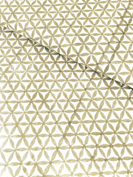 Blockprint Fabric Ava Beige
