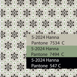 Blockprint Fabric Hanna Beige