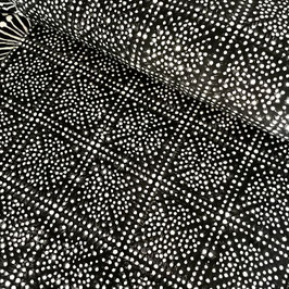Blockprint Fabric Shyla Black