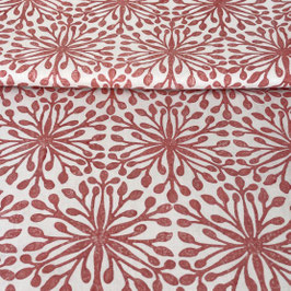 Blockprint Fabric Shanti Coral