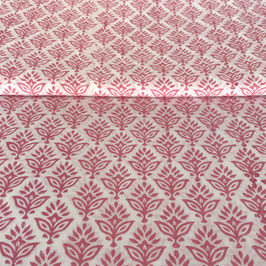 Blockprint Fabric Kala Pink