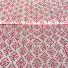 Blockprint Fabric Kala Pink