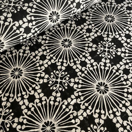 Blockprint Fabric Liya Black