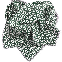 Blockprint Scarf Juna Green