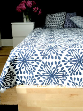 Blockprint Yoga Travel Blanket Stella