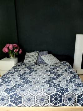 Blockprint Yoga Travel Blanket Ama