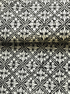 Blockprint Fabric Nima Black