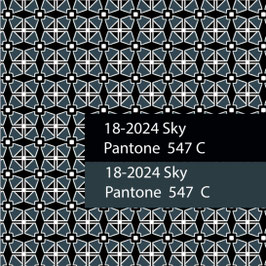 Blockprint Fabric Sky Black Turquoise