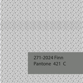 Blockprint Fabric Finn Grey