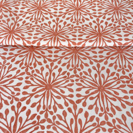 Blockprint Fabric Shanti Orange