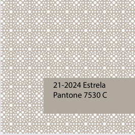 Blockprint Fabric Estrela Beige