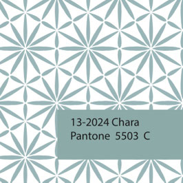 Blockprint Fabric Chara Ice Blue