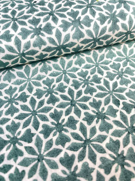 Blockprint Fabric Ilya Celadon