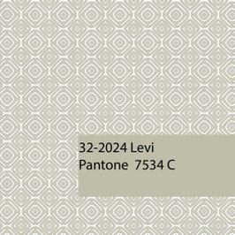 Blockprint Fabric Levi Beige