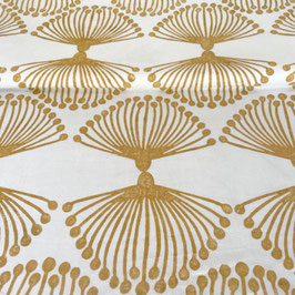 Blockprint Fabric  Kaia Maize