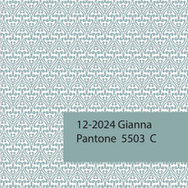 Blockprint Fabric Gianna Mint