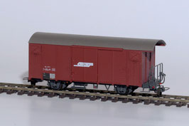 Gb 5911, ged. Güterwagen, braun, mit weissen RhB - Logo
