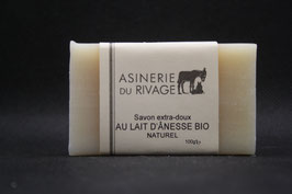 Savon au lait d'ânesse BIO sans-parfum