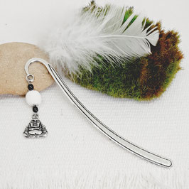 Marque pages pendentif bouddha yin et yang