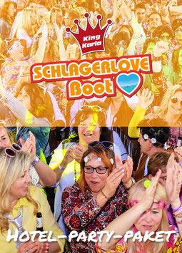 Hotel-Party-Paket Schlagerlove Boot XXL 22.06.2024