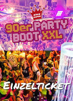 Hotel-Party-Paket 90er Partyboot XXL Fr. 30.05.2025