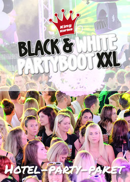 Hotel-Party-Paket Black & White Partyboot 12.07.2025