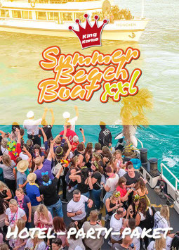 Hotel-Party-Paket Summer Beach Boot XXL 07.08.2027