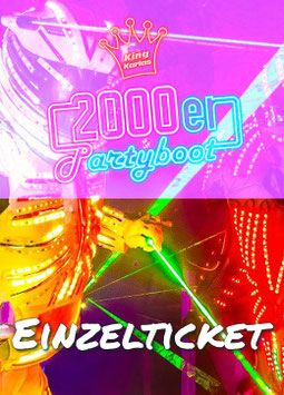 90/2000er Partyboot Einzelticket 3. Juli 2027