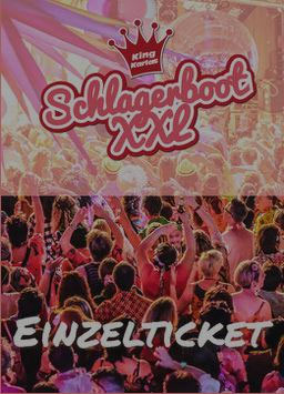 Schlagerboot Einzelticket Sa. 18. Juli 2026