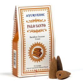 AYURVEDIC Palo Santo Rückfluss Räucherkegel