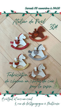 Atelier de Noël - samedi 9 novembre à 14h30
