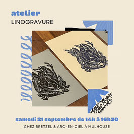 Atelier Linogravure - samedi 21 septembre à 14h