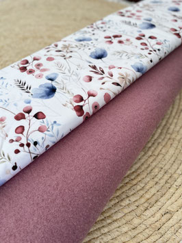 Stoffpaket Nähset Rosa/Weiß Walkstoff & Jersey – perfekt für deine kreativen Projekte!