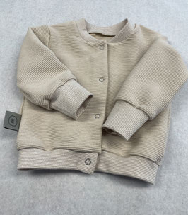 Jacke für Kinder uni Beige Khaki und Zimt
