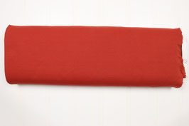 Jersey mit feiner Rippenstruktur in gellen Rost Lachsrot