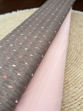 Nähset French Terry & Jersey – Stoffpaket für Kinderkleidung, Wendejacke, Mütze, Strampler, Stirnband, DIY Handmade