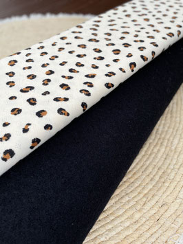 Stoffpaket Nähset "Leoprint" Walkstoff & Jersey – perfekt für deine kreativen Projekte!