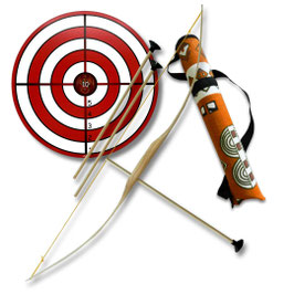 Großes Indianerbogen-Set für Anfänger