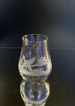 Degustations Glas mit Auerhahn