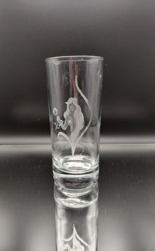Longdrink Glas mit Jungfrau