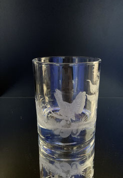Whiskyglas mit Auerhahn