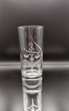 Longdrink Glas mit Waage