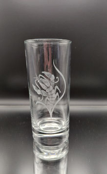 Longdrink Glas mit Krebs
