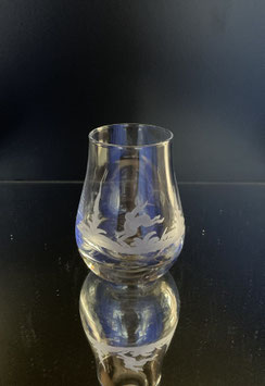 Degustations Glas mit Wildhase