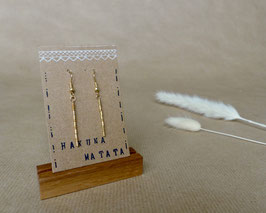 Ohrhänger "HAKUNA MATATA" mit Morsebuchstaben